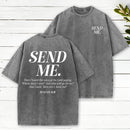 Send Me Christian Washed T-Shirt