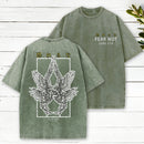 Fear Not Winged Prayer Christian Washed T-Shirt