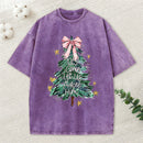 Oh Come Let Us Adore Him Christian Christmas Washed T-Shirt