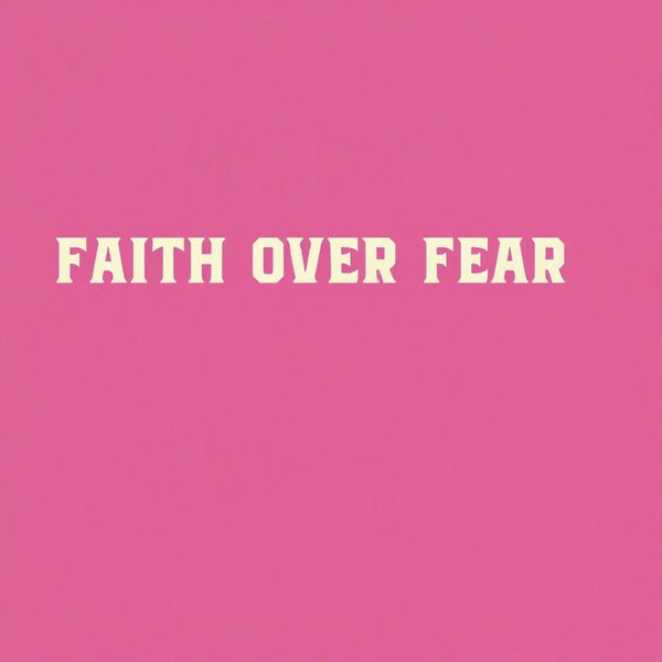 Faith Over Fear Christian Washed T-Shirt