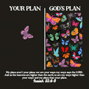 Your Plan And God's Plan Christian Washed T-Shirt
