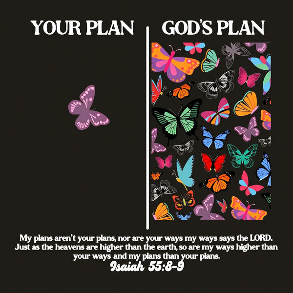 Your Plan And God's Plan Christian Washed T-Shirt