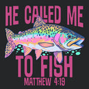 He Called Me To Fish Christian Washed T-Shirt
