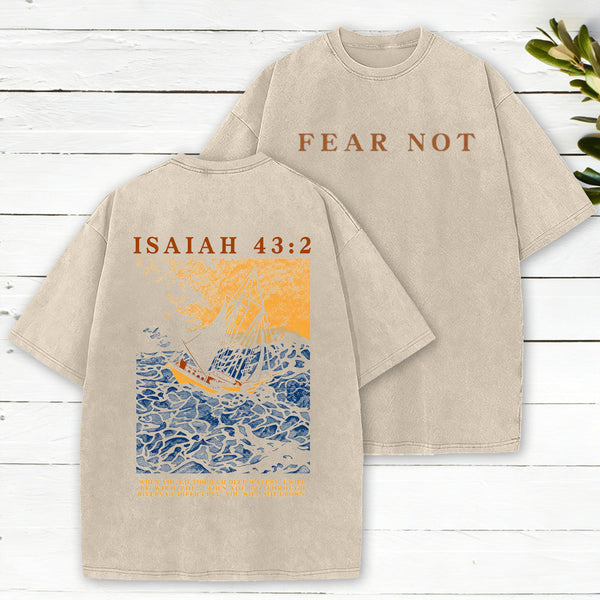 Fear Not Christian Washed T-Shirt