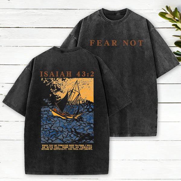 Fear Not Christian Washed T-Shirt