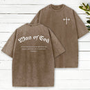 Man of God Christian Washed T-Shirt