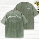 Man of God Christian Washed T-Shirt