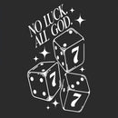 No Luck All God Christian Washed T-Shirt