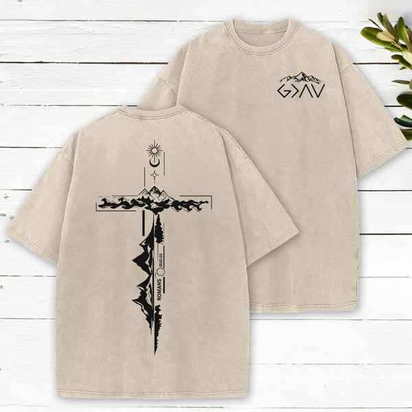 God Is Greater Than Christian Washed T-Shirt