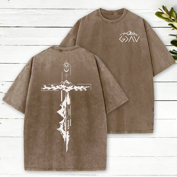 God Is Greater Than Christian Washed T-Shirt