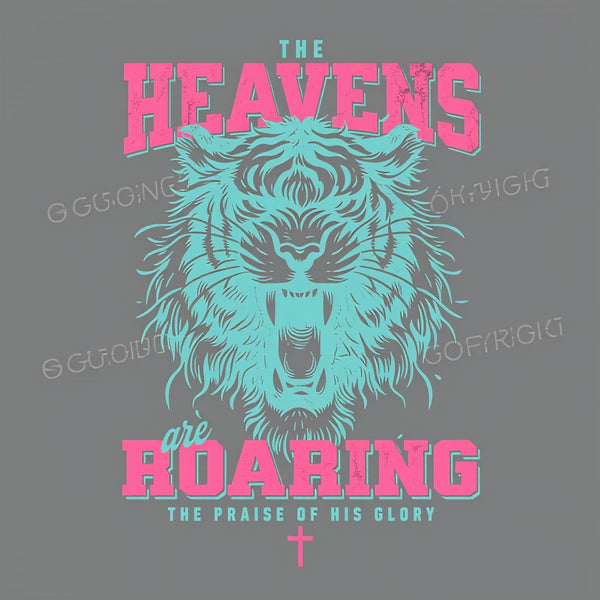 The Heavens Are Roaring Christian Washed T-Shirt