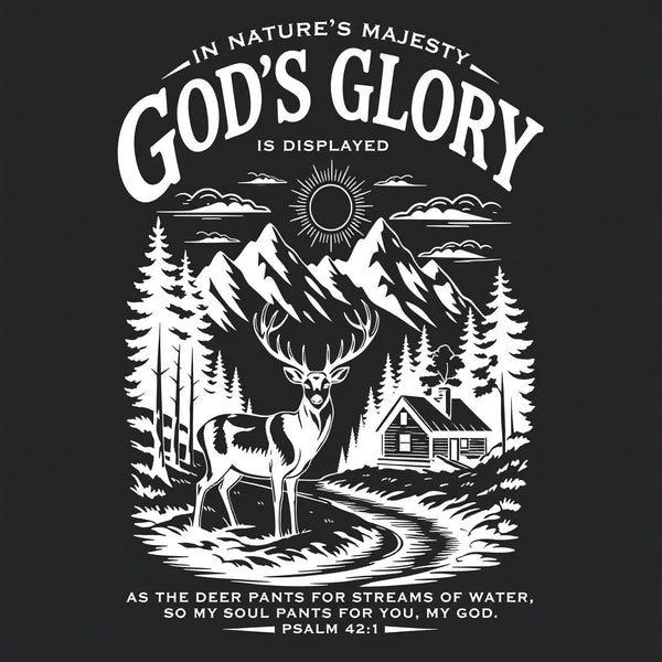 God's Glory Christian Washed T-Shirt