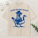 God's Silliest Goose Christian Washed T-Shirt