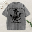 God's Silliest Goose Christian Washed T-Shirt