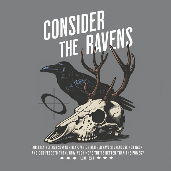 Consider The Ravens Chirstian Washed T-Shirt