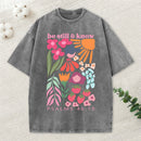 Be Still And Know Christian Washed T-Shirt