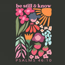 Be Still And Know Christian Washed T-Shirt