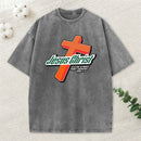 Jesus Christ Cross Christian Washed T-Shirt