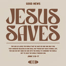 Jesus Saves Christian Washed T-Shirt
