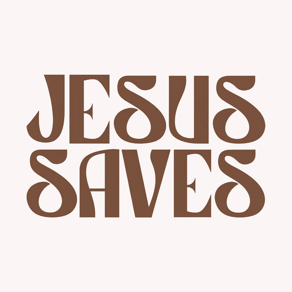 Jesus Saves Christian Washed T-Shirt