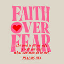 Faith Over Fear Christian Washed T-Shirt
