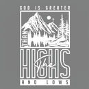 God Is Greater Christian Washed T-Shirt