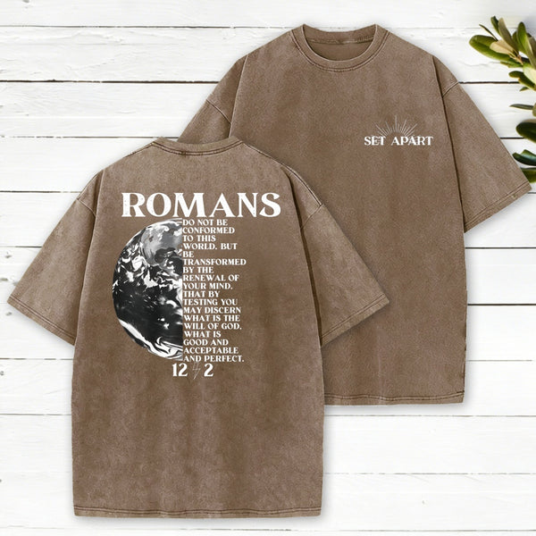 Romans Christian Washed T-Shirt