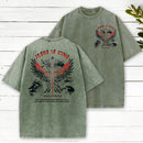 Jesus Is King Wings Christian Washed T-Shirt