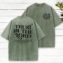 Trust In The Lord Christian Washed T-Shirt