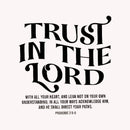 Trust In The Lord Christian Washed T-Shirt