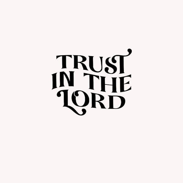 Trust In The Lord Christian Washed T-Shirt