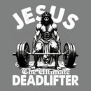 Jesus The Ultimate Deadlifter Christian Washed T-Shirt