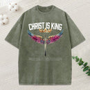 Christ Is King Christian Heavy Cotton T-Shirt