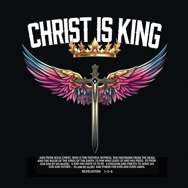 Christ Is King Christian Heavy Cotton T-Shirt