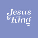 Jesus Is King Christian Washed T-Shirt