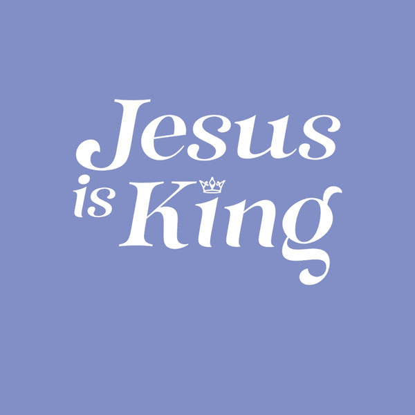 Jesus Is King Christian Washed T-Shirt