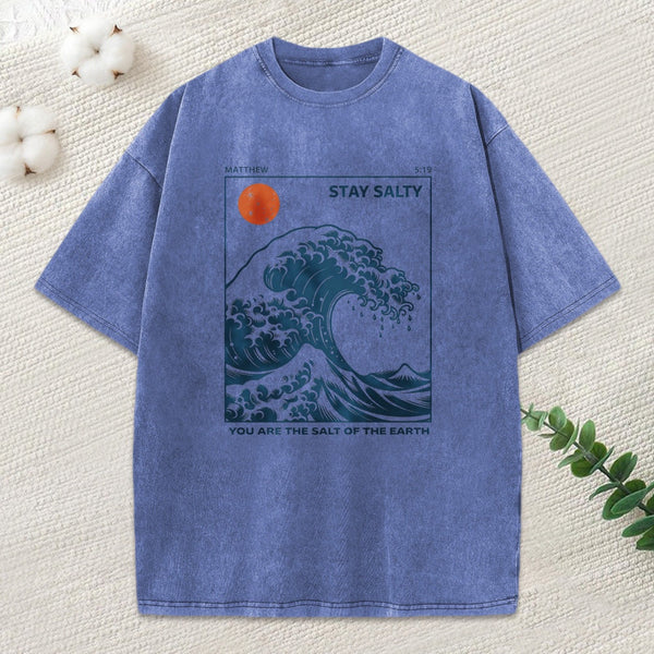 You Are The Salt Of The Earth Christian Washed T-Shirt