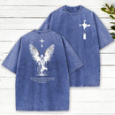 I Will Fear No Evil Christian Washed T-Shirt