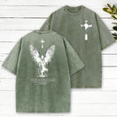 I Will Fear No Evil Christian Washed T-Shirt