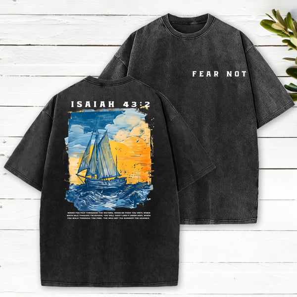 Fear Not Christian Washed T-Shirt