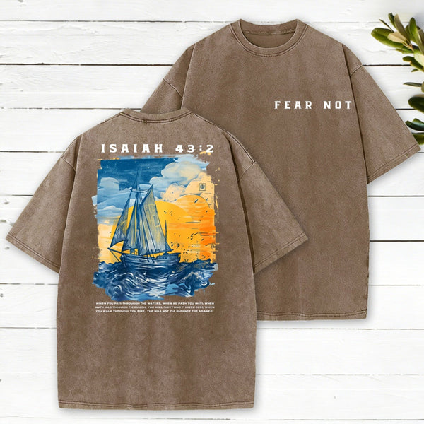 Fear Not Christian Washed T-Shirt