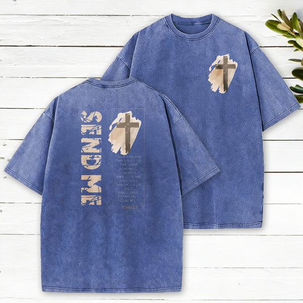 Send Me Christian Washed T-Shirt