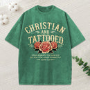 Christian And Tattooed Christian Washed T-Shirt