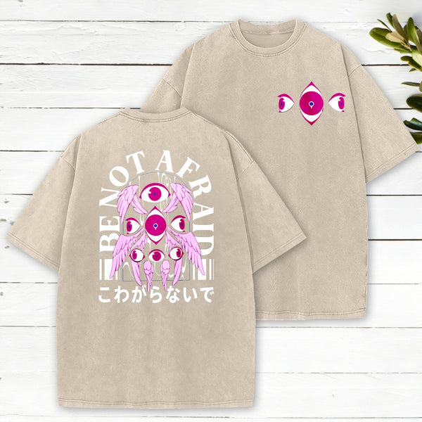 Be Not Afraid Christian Washed T Shrit