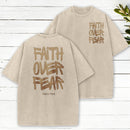 Faith Over Fear Chrsitian Washed T-Shirt