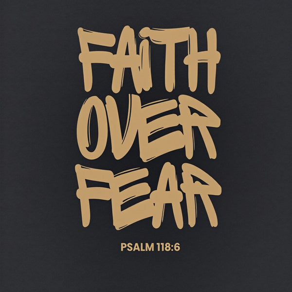 Faith Over Fear Chrsitian Washed T-Shirt