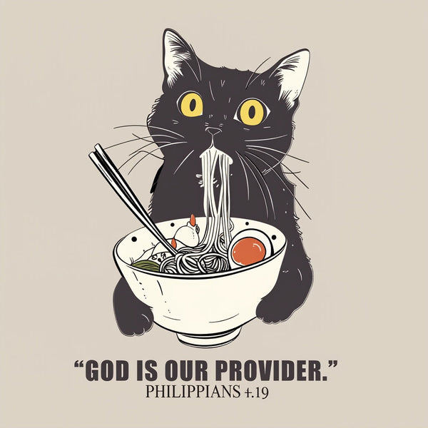 God Is Our Provider Christian Washed T-Shirt