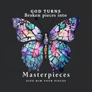 God Turns Broken Pieces Into Masterpieceschirstian Washed T-Shirt