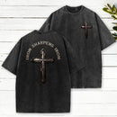 Iron Sharpens Iron Christian Washed T-Shirt