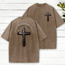 Iron Sharpens Iron Christian Washed T-Shirt